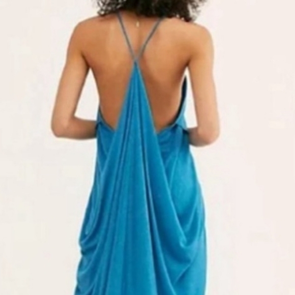 **1 Large Left**Free People Positano Draped Maxi Dress - Picture 14 of 16